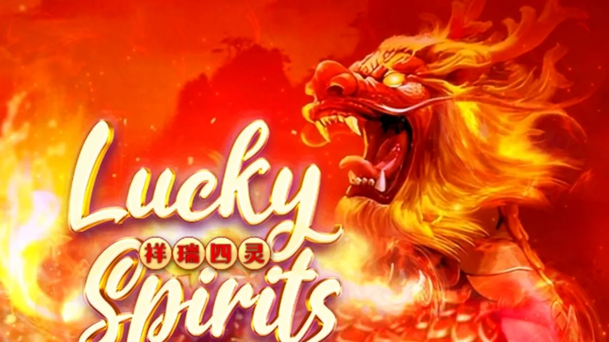 Interface vibrante do slot Lucky Spirits com elementos místicos